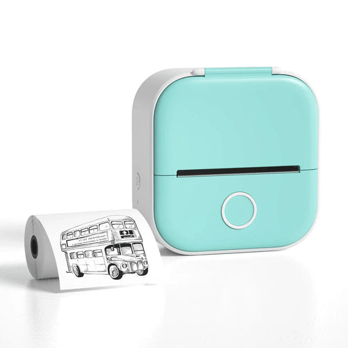 Thermodrucker für Etiketten – Tragbarer, tintenloser Bluetooth-Drucker für Zuhause und Büro