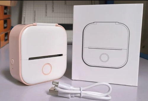 Thermodrucker für Etiketten – Tragbarer, tintenloser Bluetooth-Drucker für Zuhause und Büro