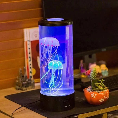 Tischleuchte mit Quallenbewegung – LED-Quallenlampe für eine entspannende Atmosphäre