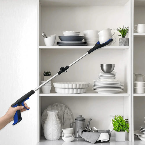 Tragbarer Greifer 81 cm – Faltbar, 90° drehbarer Kopf, Tragkraft bis 5 kg