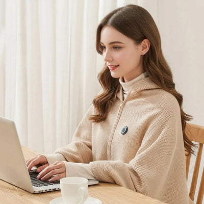 USB-Heizdecke mit 8 Heizzonen – Schnelle Wärme für Nacken bis Knie, tragbar für Zuhause und Büro 8