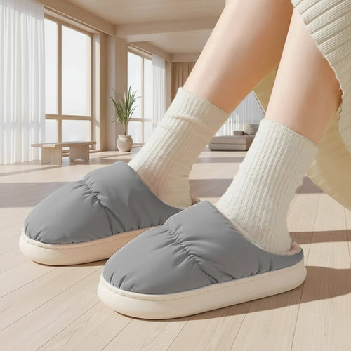 USB-beheizbare Hausschuhe für Damen und Herren – Plüsch-Fußwärmer für Zuhause und Büro