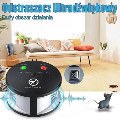 Ultraschall-Schädlingsbekämpfer für Innenräume mit vier Betriebsmodi zur effektiven Abwehr von Nagetieren