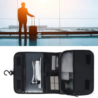 Wasserdichte Kosmetiktasche für Herren zum Aufhängen mit großem Fassungsvermögen für Reisen und Camping