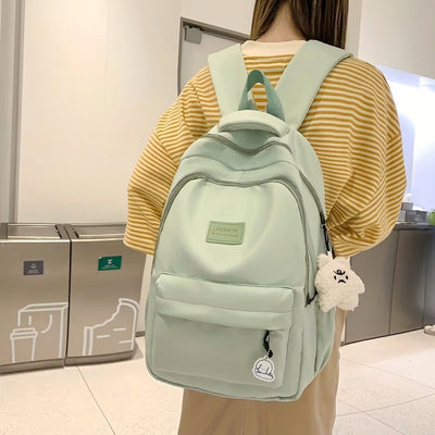 Wasserdichter Schulrucksack mit Laptopfach – 7 Taschen, gepolsterte Träger, 20 Liter 6