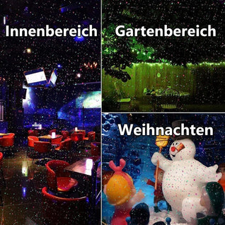 Weihnachts-Laserprojektor für den Außenbereich - Wetterfest, Projektionsfläche bis 280 m²
