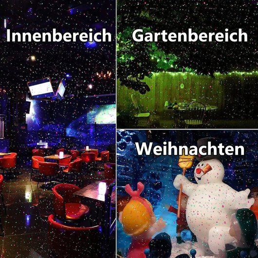 Weihnachts-Laserprojektor für den Außenbereich - Wetterfest, Projektionsfläche bis 280 m²