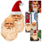 Weihnachtsmann Maske aus Naturlatex – Realistisches Design, Atmungsaktiv, Einheitsgröße