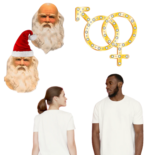 Weihnachtsmann Maske aus Naturlatex – Realistisches Design, Atmungsaktiv, Einheitsgröße
