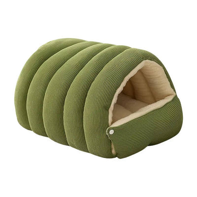 Winter-Katzenbett mit abnehmbarem Bezug – Rutschfeste Unterseite für kalte Tage 7