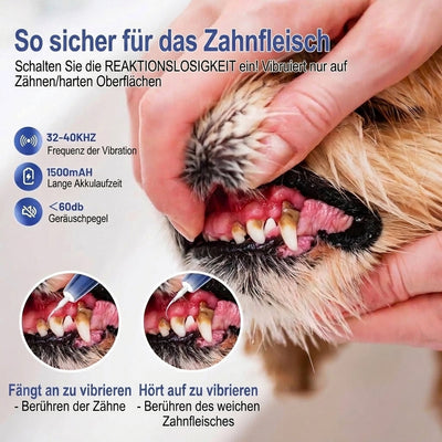 Zahnpflege für Hunde – Ultraschall-Zahnsteinentferner mit LED-Beleuchtung und leisem Betrieb