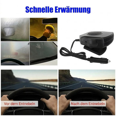 Auto-Heizlüfter 12V mit 150-300 W für schnelle Scheibenenteisung und klare Sicht im Fahrzeug