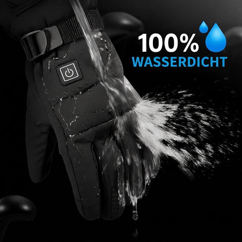 Beheizbare Handschuhe mit Temperaturregelung – Wasserabweisend, Einheitsgröße für kalte Temperaturen