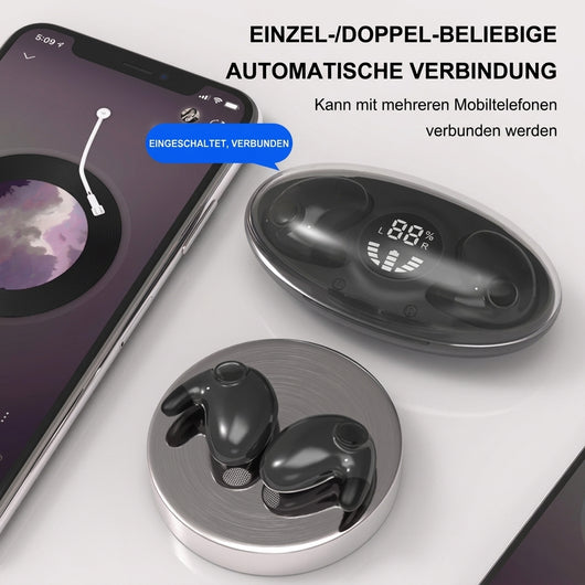 Bluetooth-In-Ear-Kopfhörer mit Geräuschunterdrückung – IPX5-Wasserschutz für ungestörten Schlaf