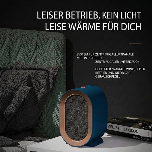 Keramik-Heizlüfter für Räume bis 20 m² – Energiesparend, kompakt mit Kippschutz und Timer - Osvelten