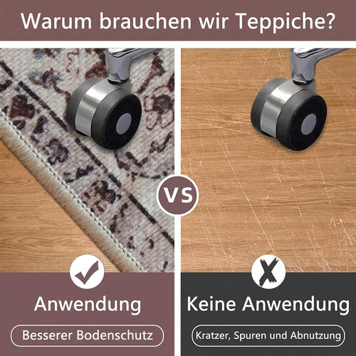 Stuhlschutzmatte aus PVC – rutschfest und kratzfest für Hartböden