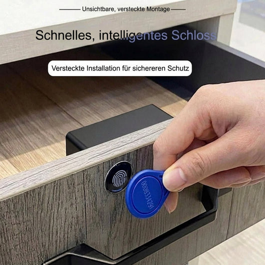 Unsichtbares Magnetschloss für Schränke mit verdeckter Montage und schnellem, intelligentem Schließmechanismus.