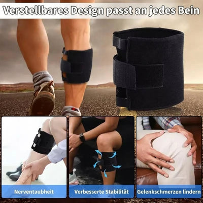 Unterschenkelbandage mit verstellbarer Kompression für gezielte Unterstützung bei Ischiasbeschwerden und Gelenkschmerzen